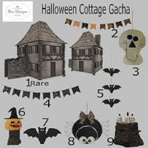 Bee designs Halloween Cottage Gacha 7