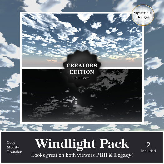 Mysterious Designs - Windlight Pack - Creator Edition - PBR & Legacy Combined