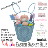 KL Bunny Basket  Blue