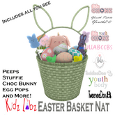 KL Bunny Basket Green