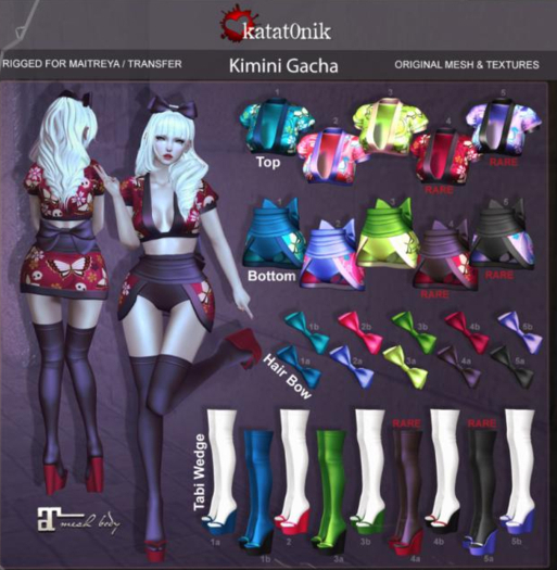 (box) *katat0nik* (Tabi Wedge1b / Maitreya) Kimini Gacha