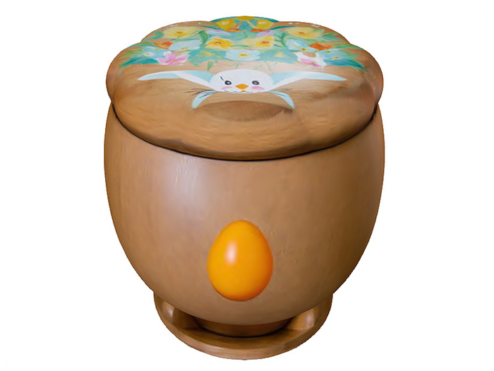 Easter Bunny Woody Canister