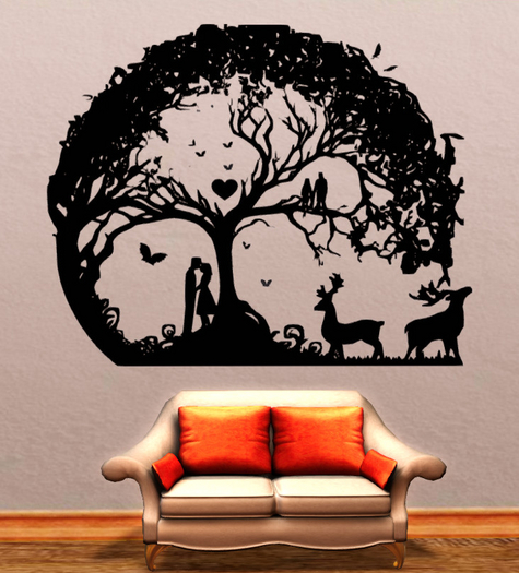 Pegatina de árbol 12