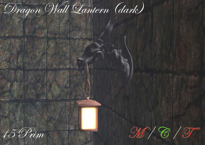 Dragon Wall Lantern (dark)