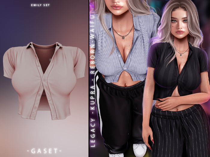 GASET - SALMON EMILY TOP