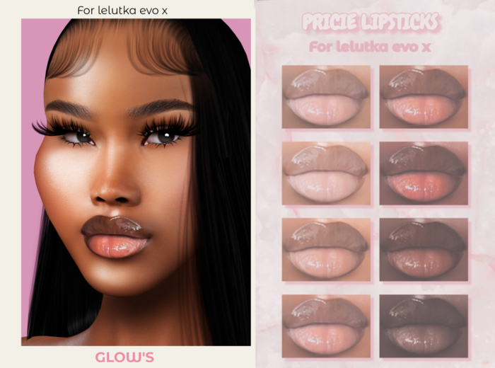 GLOW'S-PRICIE LIPSTICKS EVO X