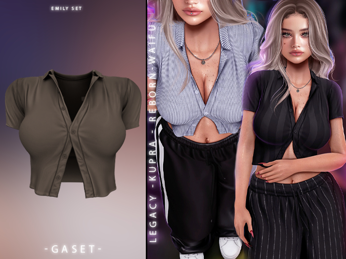 GASET - BROWN EMILY TOP