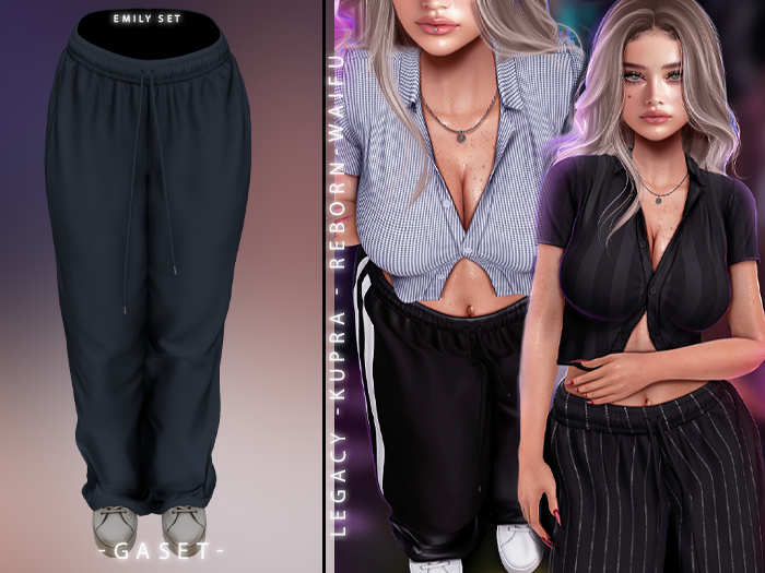 GASET - NAVY EMILY PANT