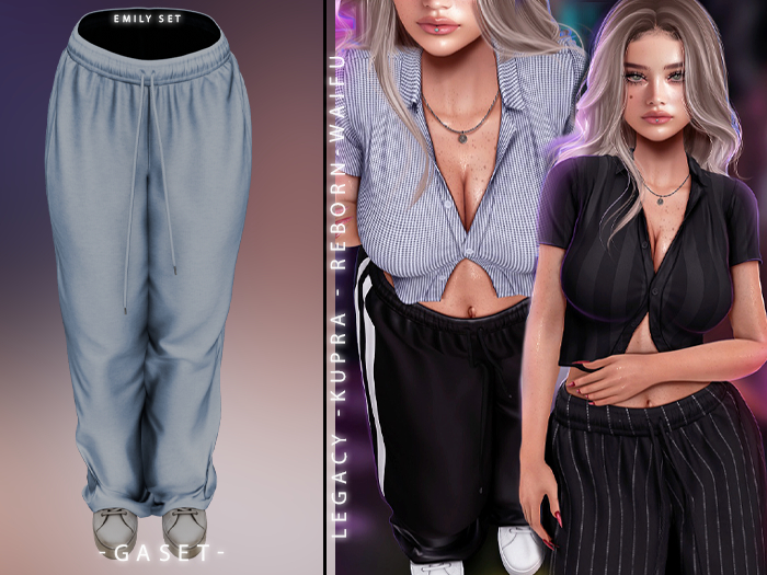 GASET - BLUE EMILY PANT