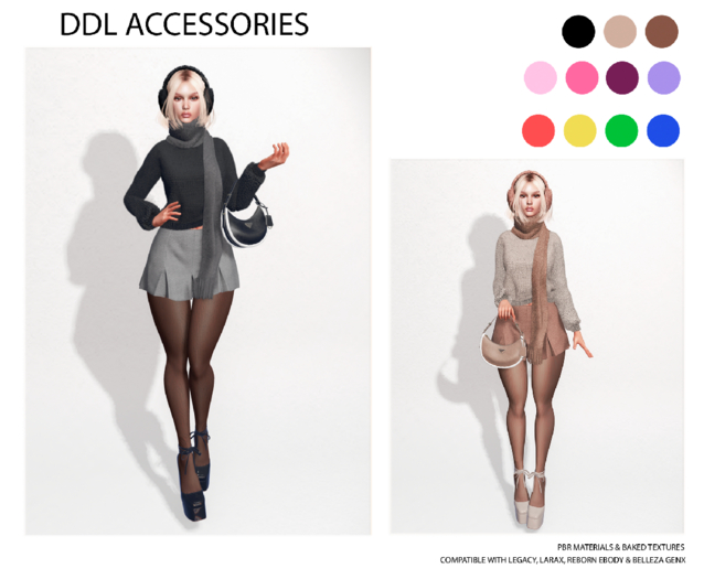 [DDL] Idyllic Scarf + Sweater + Skirt (DEMO)