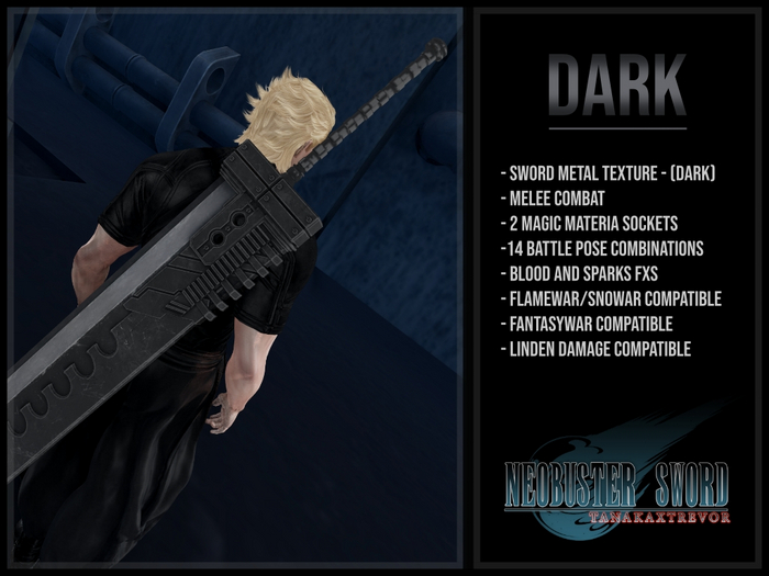 [TANAKA x TREVOR] - NEOBUSTER  SWORD - (DARK)