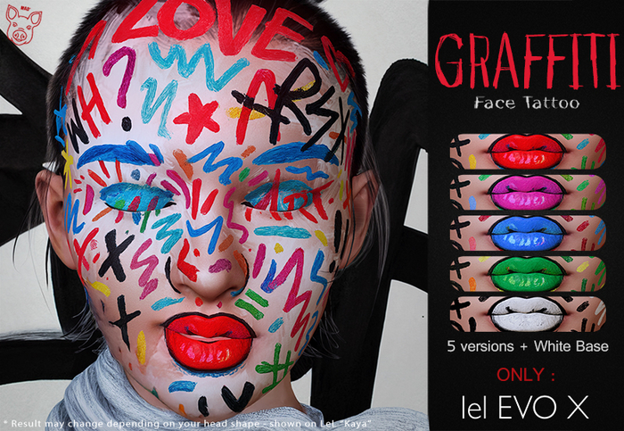 Mad' - Graffiti FaceTattoo [EVOX]