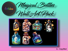 AL - Magical Bottles Wall Decal Pack