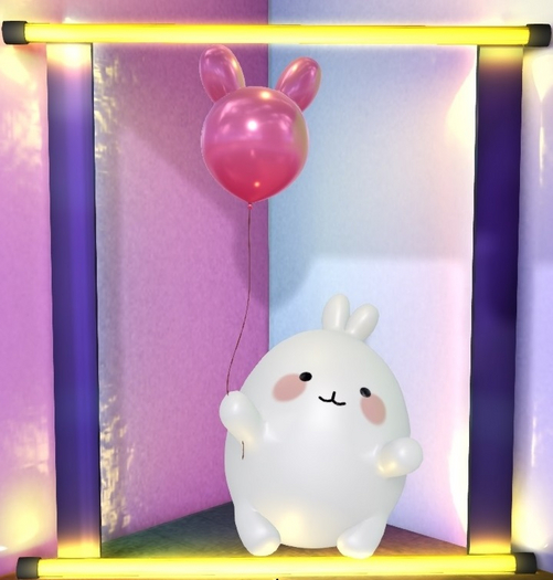 **O::U::T** LIGHT BUNNY PINK BALLOON PBR 