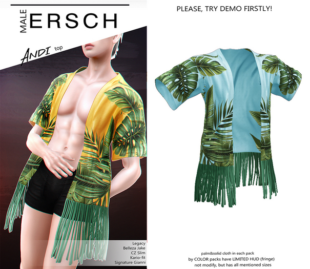 ERSCH - Andi Top -blue-