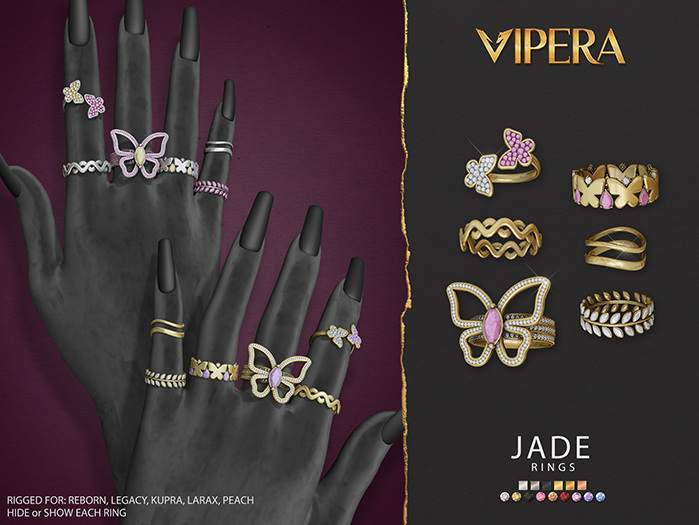 [VIPERA] Jade Rings