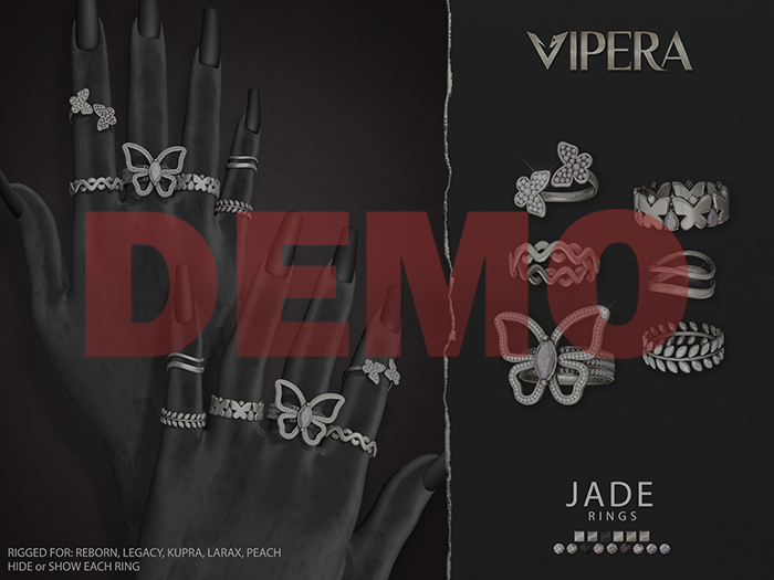 [VIPERA] DEMO Jade Rings