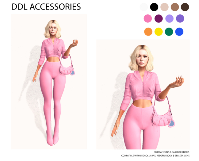 [DDL] Passion Cropped Hoodie (Pink) 