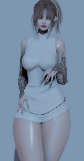 Ingreme - Viena Dress White