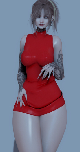 Ingreme - Viena Dress Red