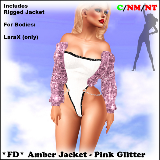 *FD* Amber Jacket [Boxed] Pink Glitter