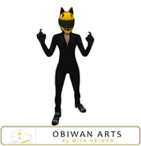Cyber Rebel Avatar Character Sculpture