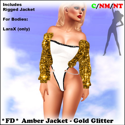 *FD* Amber Jacket [Boxed] Gold Glitter