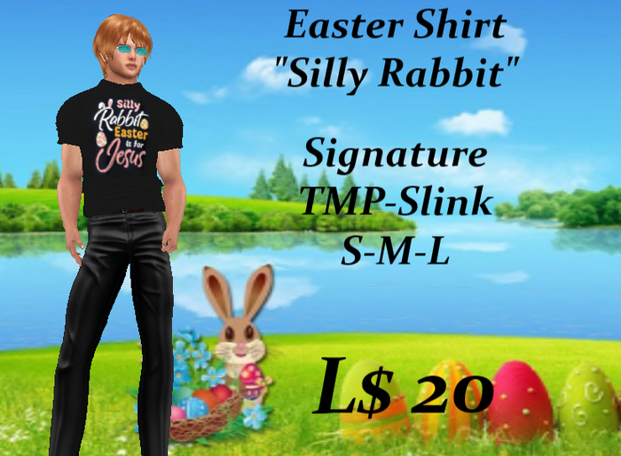 Easter-Silly Rabbit Shirt-Male
