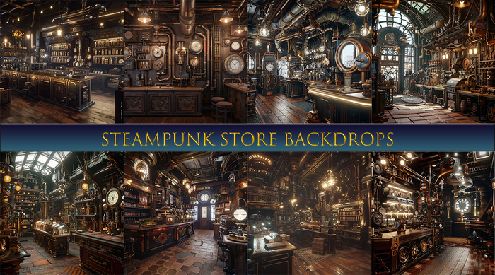 SATO - Steampunk Store blogger backdrop Textures