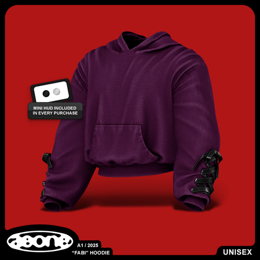 (aeone) "Fabi" hoodie - VIOLET