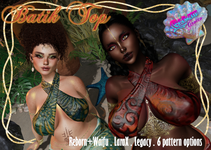 GLEAM Grotto: Batik Top