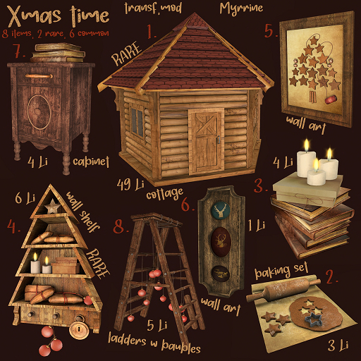 4. Myrrine. Xmas time wall decor RARE