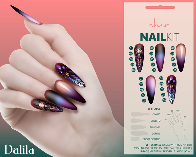 Dalila Cher Nail Kit FATPACK