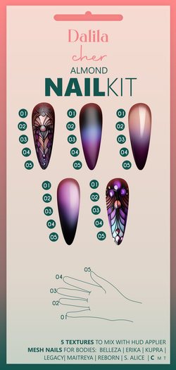 Dalila Cher Almond Nail Kit