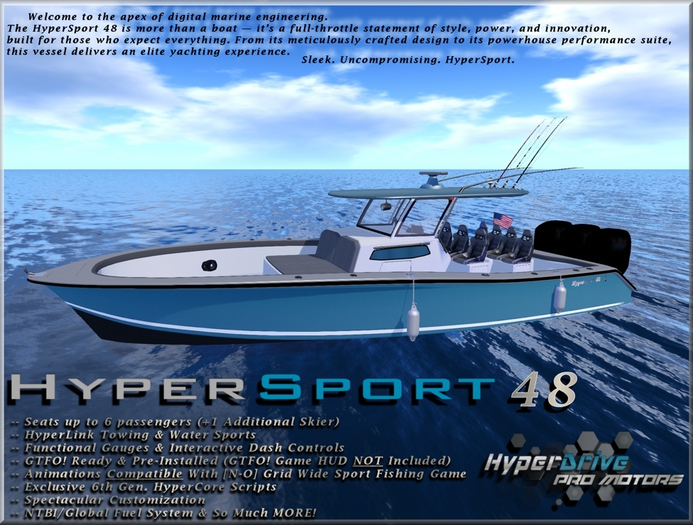 HyperSport 48 Sport-Fishing Yacht