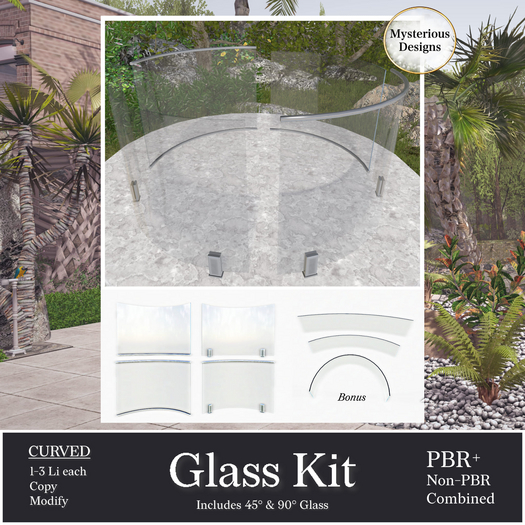 Mysterious Designs - Glass Kit - Curved
