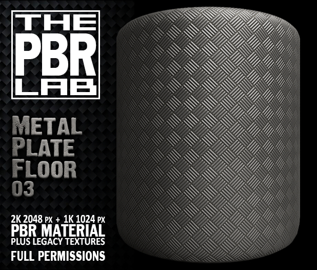 The PBR Lab - Metal Plate Floor 03