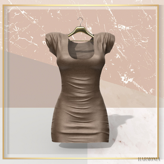 Beige Tee Dress