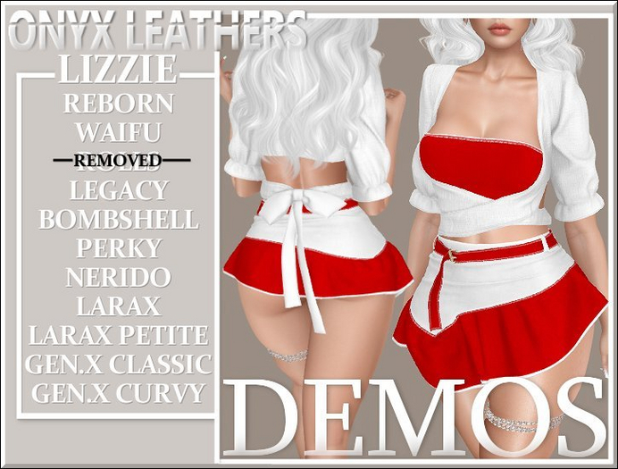 Demos for Lizzie Outfit - Red