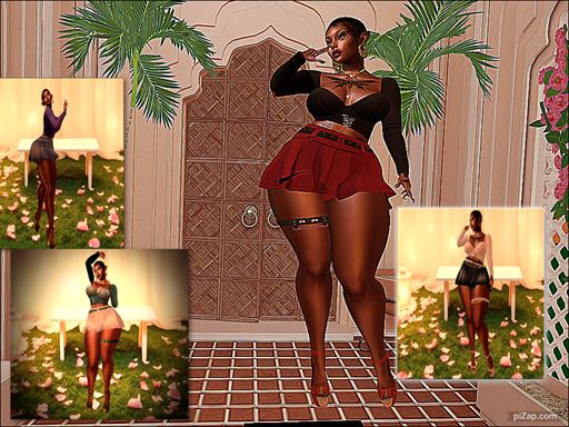 Retro Skirt Sets-Kupra