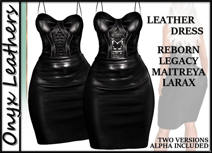 Leather Cocktail Dress - Two Versions
