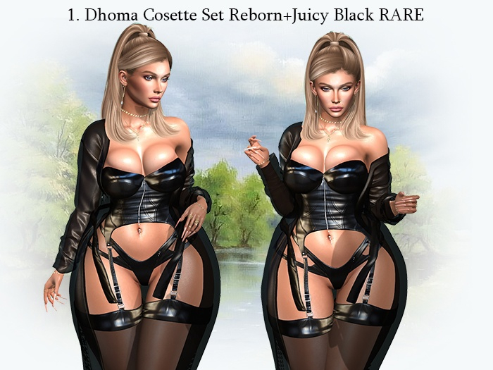 1. Dhoma Cosette Set Reborn+Juicy Black RARE