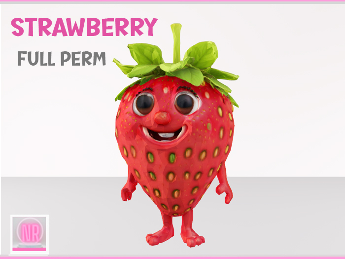 Cute Strawberry Full Perm 