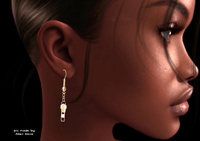 amias - JAEL earrings gold - !REZ ME! - RESIZABLE - SALE !