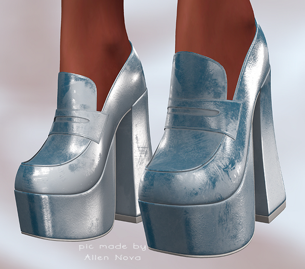 7.MY BAGS by Mila Blauvelt My Lulu Shoes-Maitreya  BLUE - SALE !