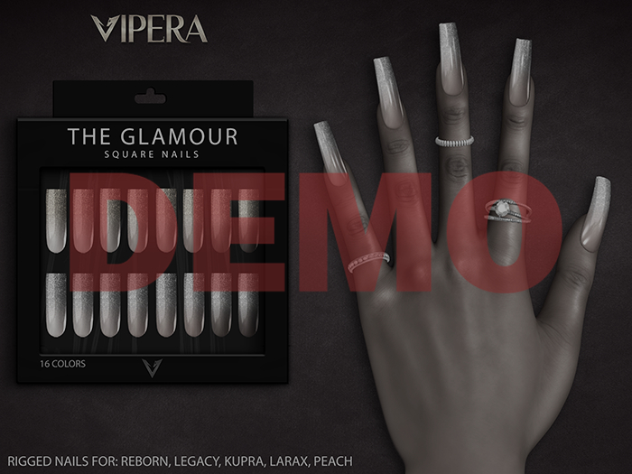 [VIPERA] DEMO The Glamour - Square Nails