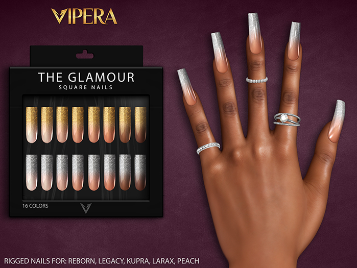 [VIPERA] The Glamour - Square Nails