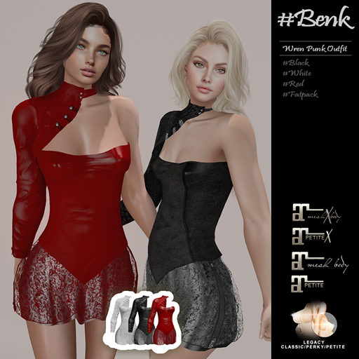 #Benk Wren Punk Outfit [Package] #All Colors