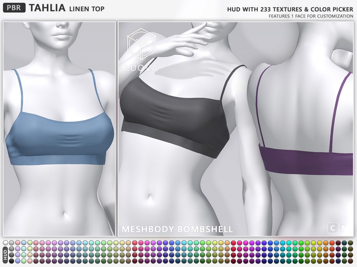 Luova // Tahlia // Linen Top // MeshBody Legacy Bombshell