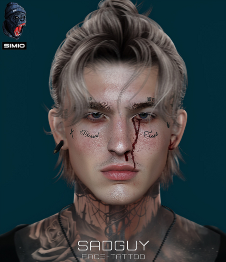 //SIMIO// SadGuy - FaceTattoo